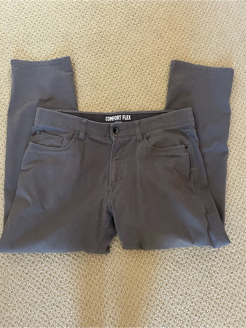 UNION Men’s Straight Comfort Flex Jeans — Charcoal